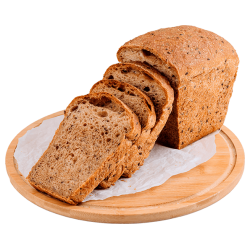 Black sourdough bread