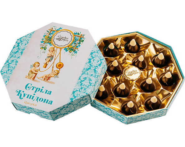 Цукерки "Стріла купідона" Вага: 0.17 кг