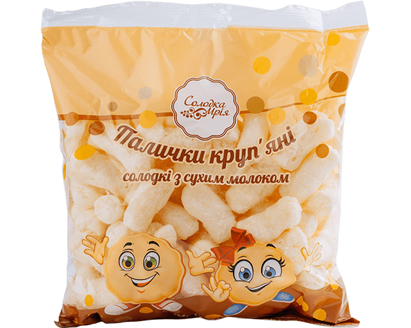 Кукурудзяні палочки солодкі з сухим молоком - 1