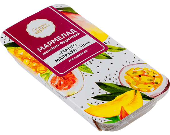 Мармелад "Манго-маракуя-чіа" Вага: 0.3 кг